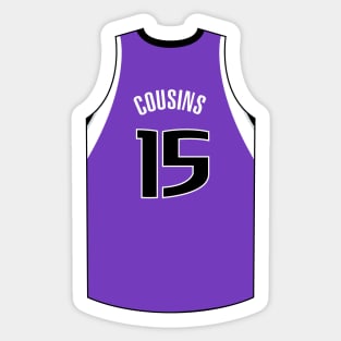 Demarcus Cousins Sacramento Jersey Qiangy Sticker